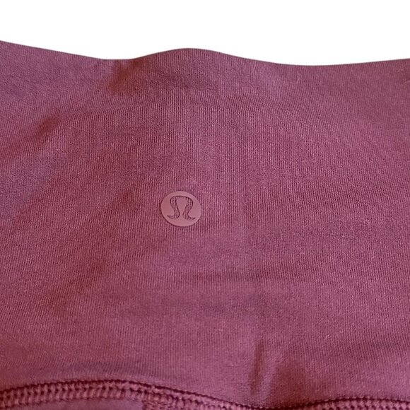 Lululemon Wunder Lounge Super High-Rise Tight 28" Red Merlot Leggings Size 2 - Picture 8 of 13